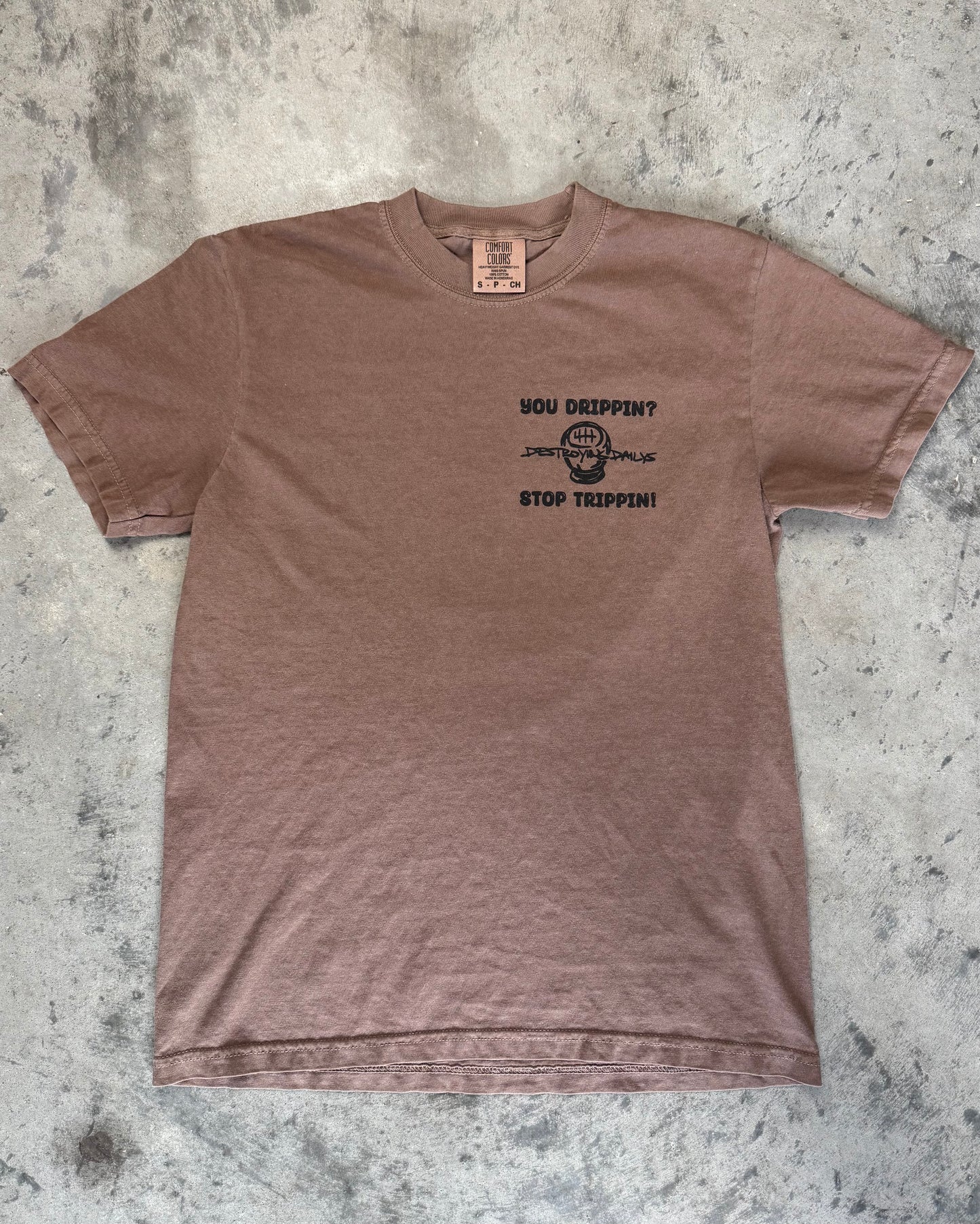 "Stop Trippin" Tee - Coffee