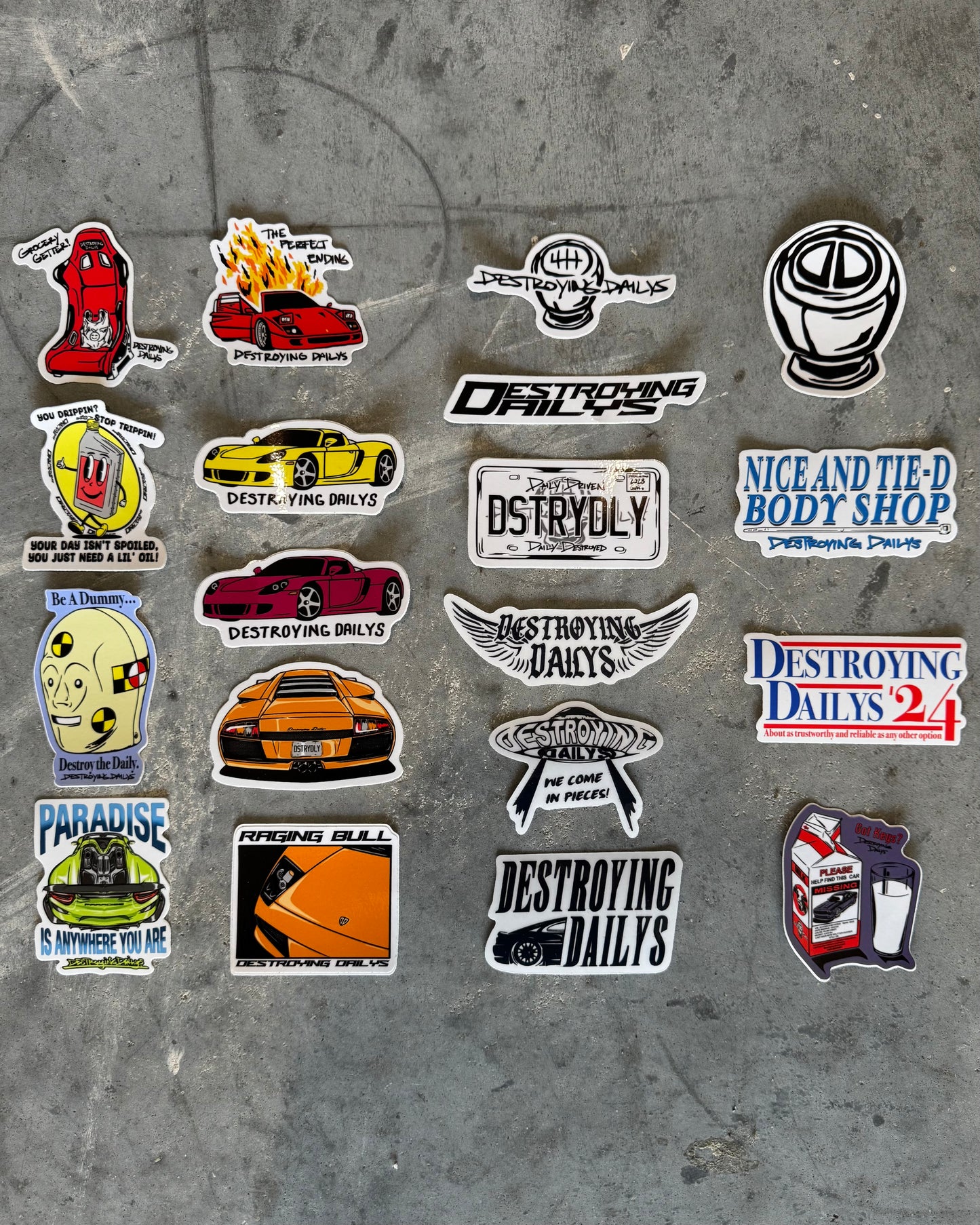 "The Ultimate DD" Sticker Pack