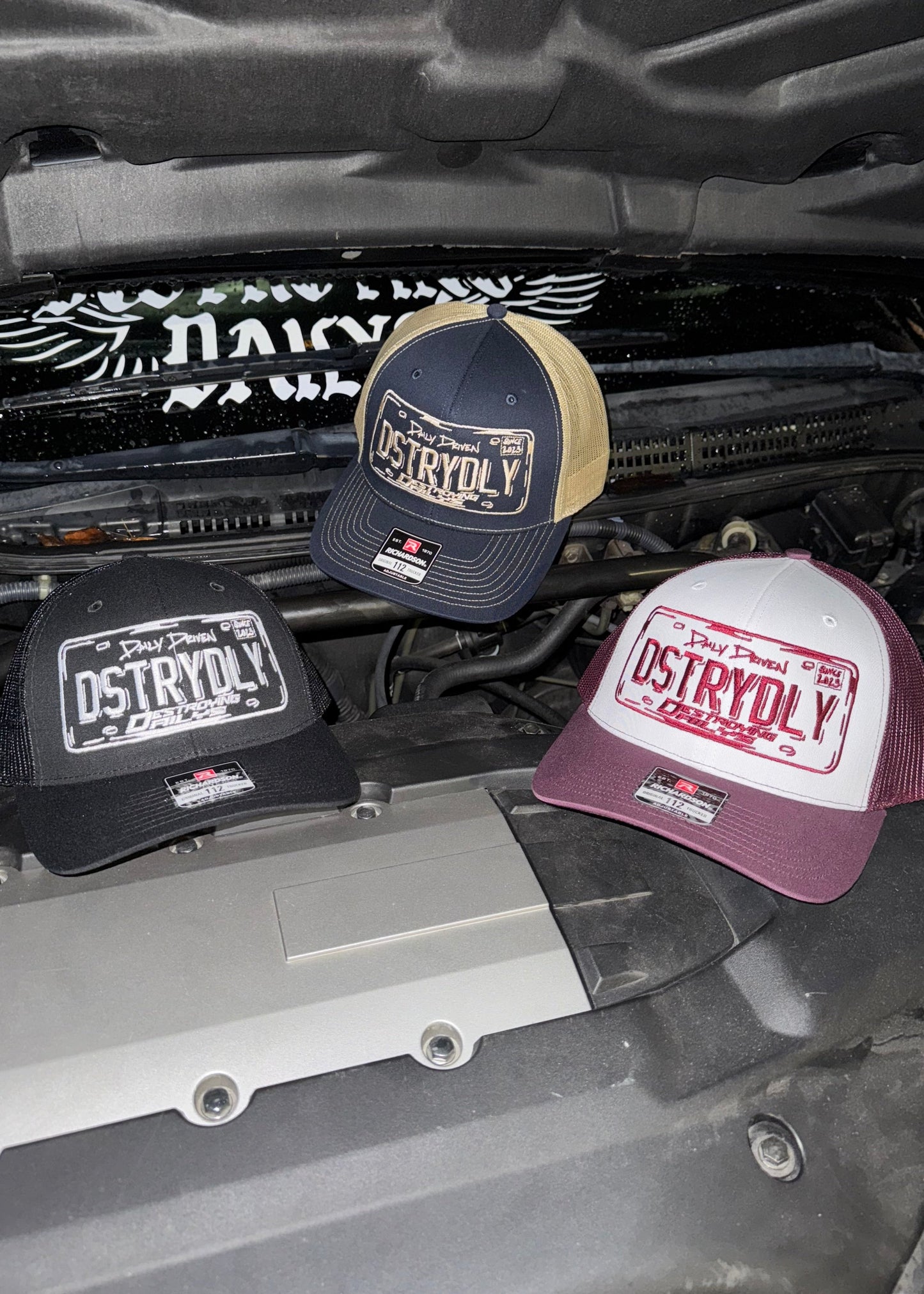 "DSTRYDLY" Trucker NOW AVAILABLE IN 3 COLORS!