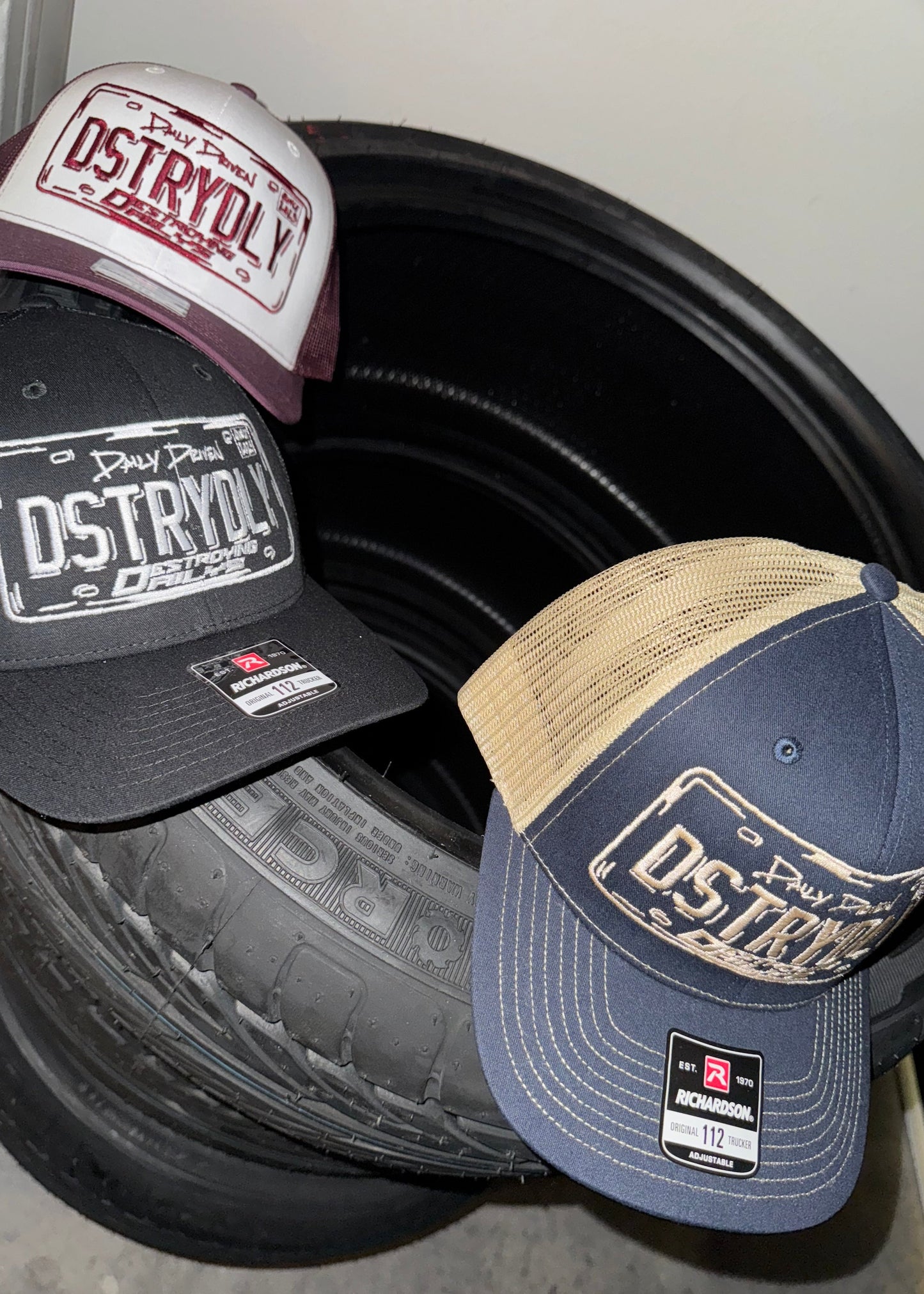 "DSTRYDLY" Trucker NOW AVAILABLE IN 3 COLORS!