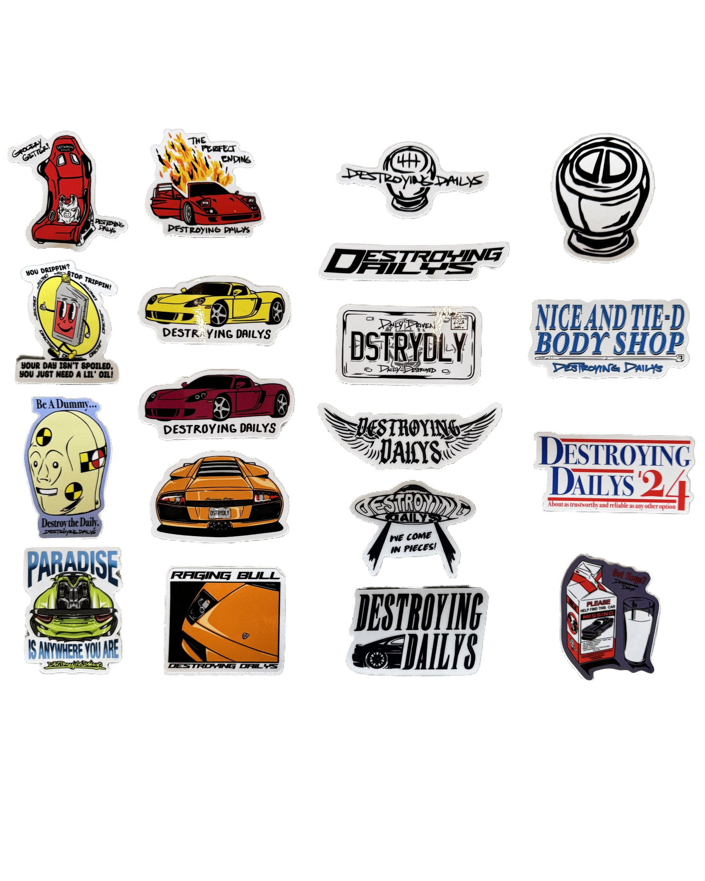 "The Ultimate DD" Sticker Pack